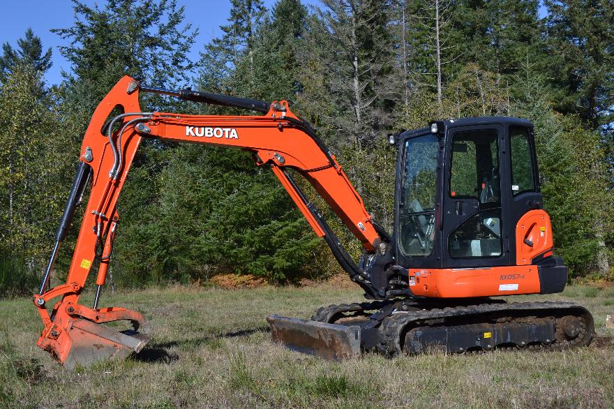 Kubota KX 057 excavator